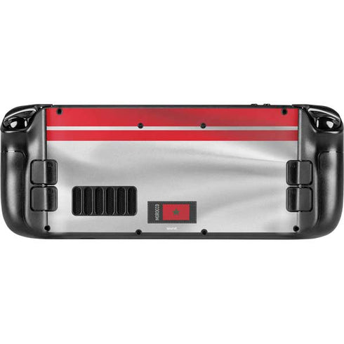 Morocco Soccer Flag Steam Deck Handheld Gaming Computer Skin